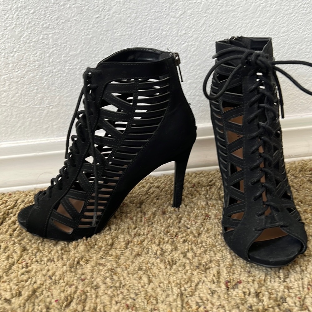 Lace up heels